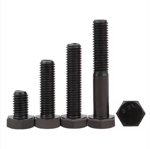 8.8 Grade DIN 933/931 Black Oxide Hex Head Bolt